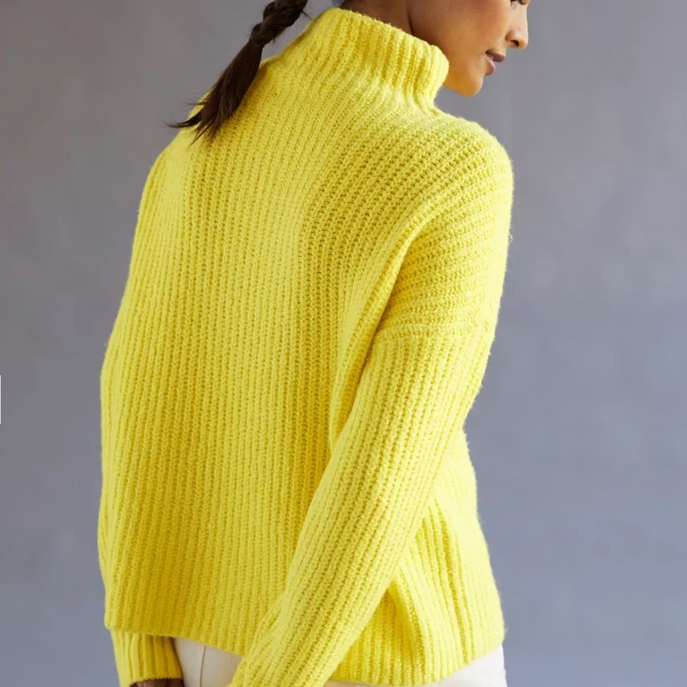 Anthropologie Funnel Neck Sweater Size S - Picture 5 of 13